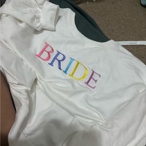 Bride sweatshirt- multicolor